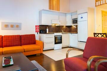 Фото номера Коттедж с 2 спальнями и сауной Дома для отпуска Kolin Lotus Cottages г. Колинкюла 13