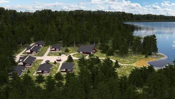 Фото номера Коттедж с 2 спальнями и сауной Дома для отпуска Kolin Lotus Cottages г. Колинкюла 14