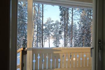 Фото номера Шале с 3 спальнями Шале Lake Cottage Jänisvaara г. Колинкюла 22