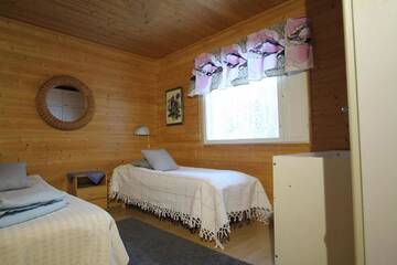 Фото номера Шале с 3 спальнями Шале Lake Cottage Jänisvaara г. Колинкюла 8