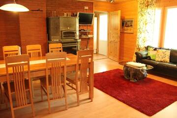 Фото номера Шале с 3 спальнями Шале Lake Cottage Jänisvaara г. Колинкюла 57