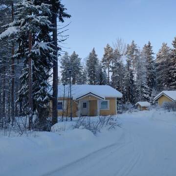 Фото номера Шале с 3 спальнями Шале Lake Cottage Jänisvaara г. Колинкюла 17